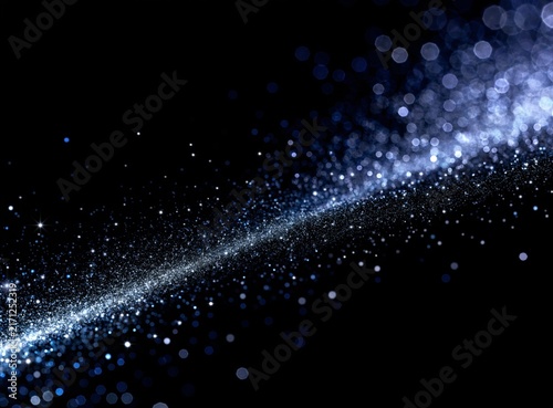 Deep space background with a starry night sky, cosmic starfield, and nebula dust