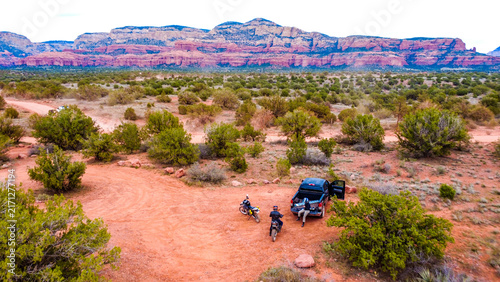 Red rock formations in Sedona  Arizona