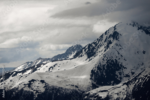 Photography snow covered mountains