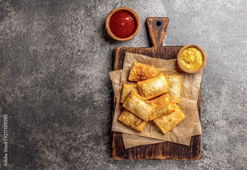 Obraz na płótnie Fried cheese empanadas