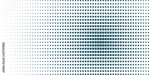 Grid of small square dots in dark blue, arranged in a pattern that fades from left to right, creating a subtle gradient effect, 100-150 characters