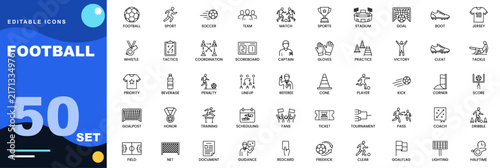 Foto Football Sport icon set