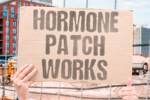 Fotografie "Hormone patch works" HRT raised my egg count