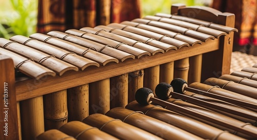 wooden church organ