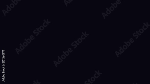 Abstract 3 d geometric shape rotating with colorful gradient faces on dark animation 4k background rotation