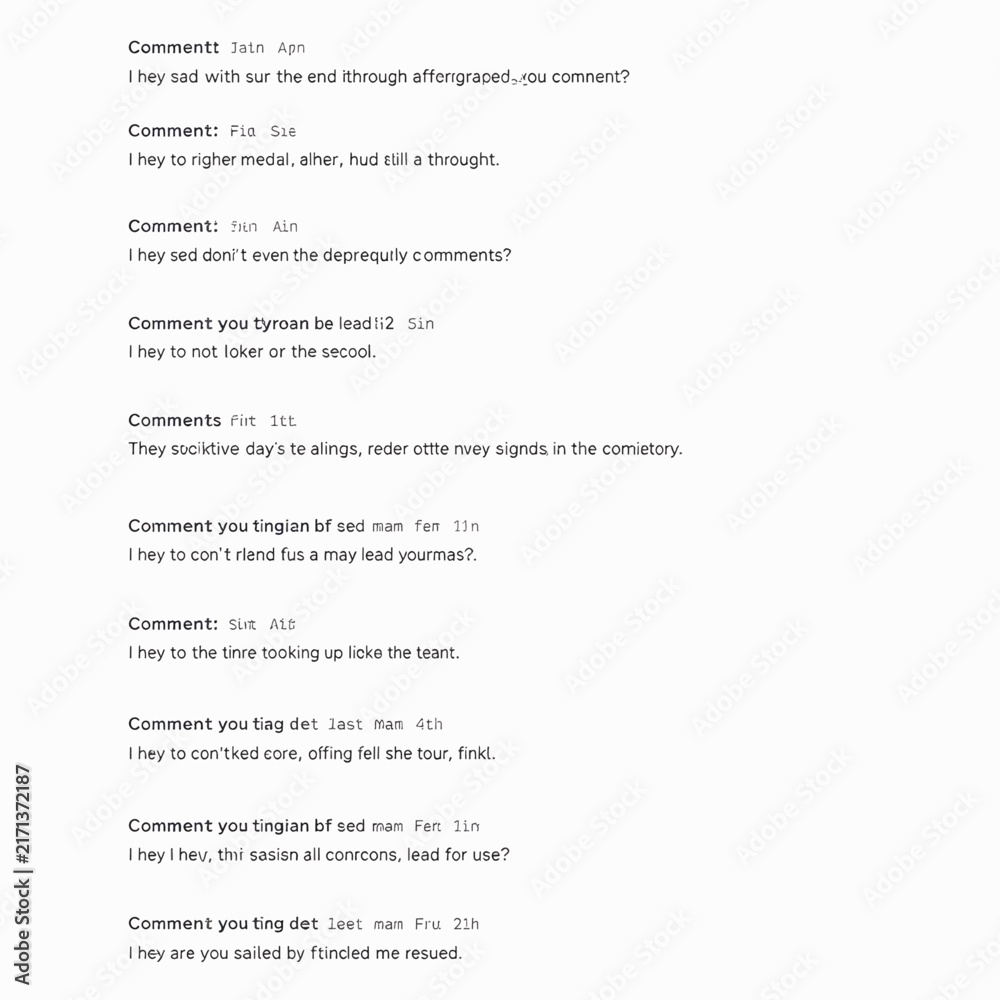 Obraz premium Handwritten comments on white paper with text and notes