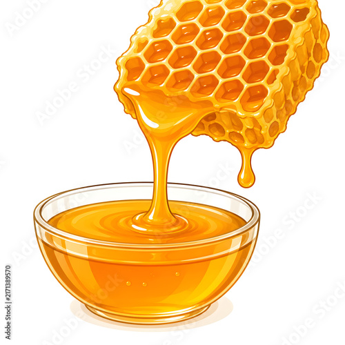 honey and honeycomb