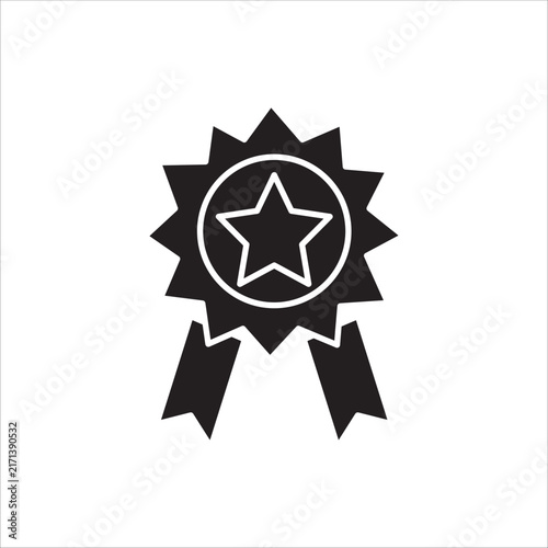Fotografie gratification icon. simple solid vector