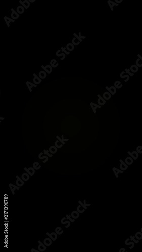 glowing neon green light trail animation