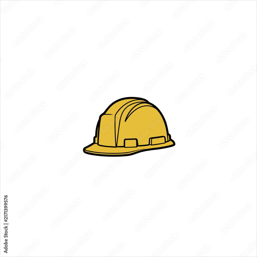 Fototapeta premium yellow hard hat