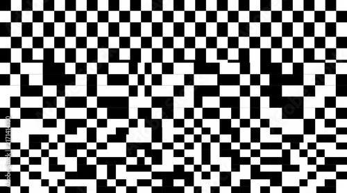black and white seamless pattern