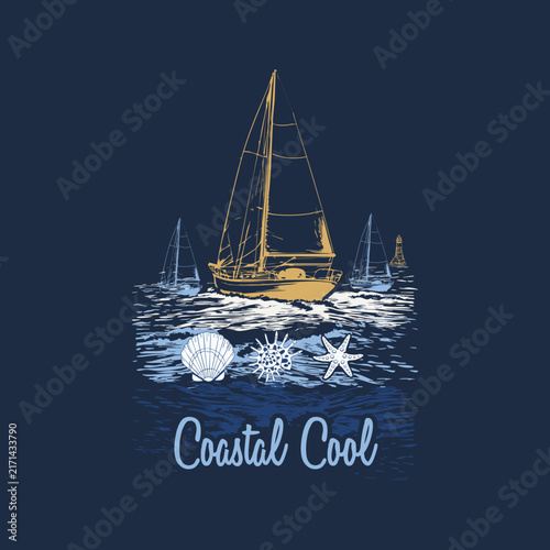 Marine Concept Graphics with Sailor  Club Designs
