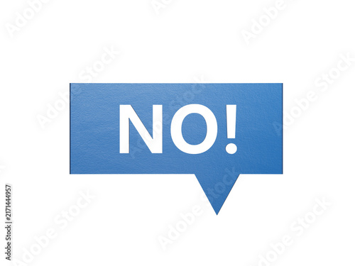 Foto No - Speech Bubble