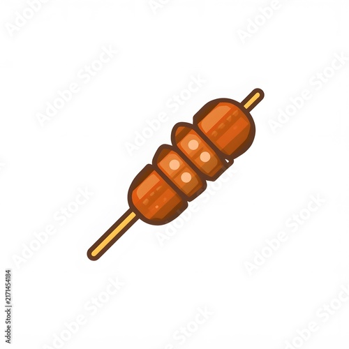 Sate sign for food shop