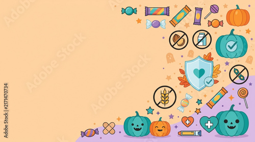 Healthy Halloween candy alternatives and sugar-free treats for kids celebrating holiday with safe trick-or-treating