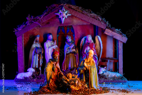 Obraz na plátně Jesus Christ, Mary and Josef