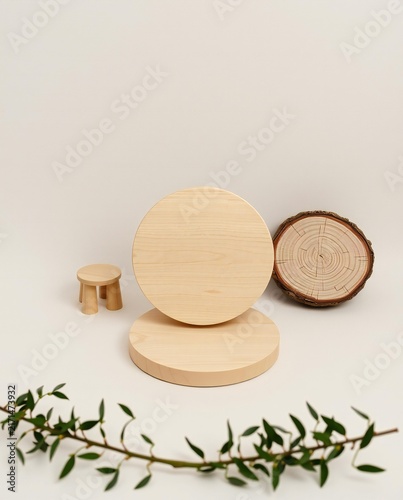Natural skincare products with botanical elements