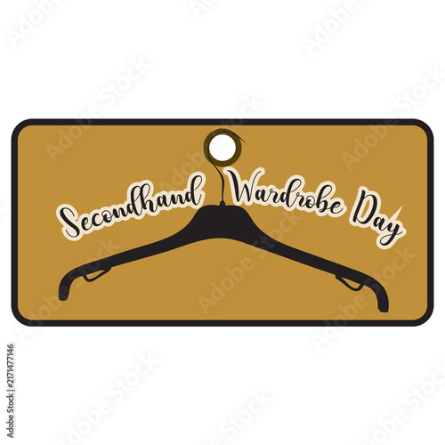 Secondhand Wardrobe Day tag