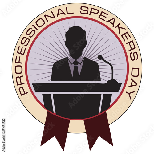 Professional Speakers Day sticker