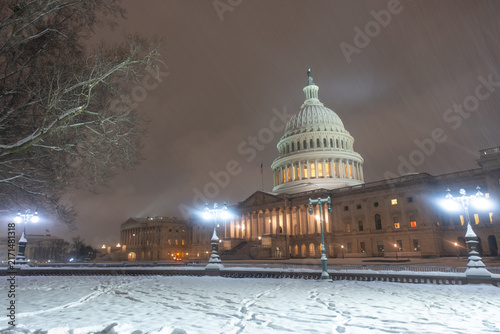 Принти на полотні Washington DC in winter