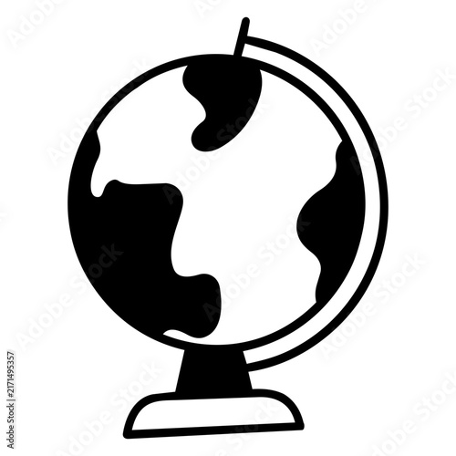 World Globe Education Doodle
