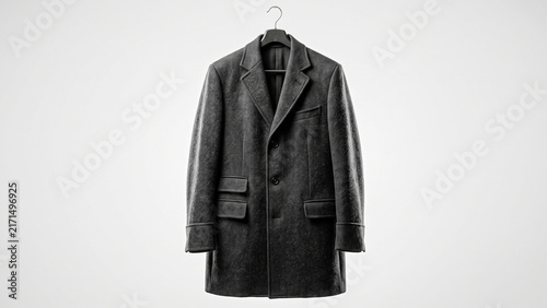 Naklejka black dress on a hanger