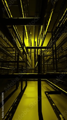 Vertical Dark Industrial Pipe Network Animation

A vertical (9:16) 3D animation featuring a dark, abstract network of industrial pipes. Creating a mysterious and atmospheric visual, 