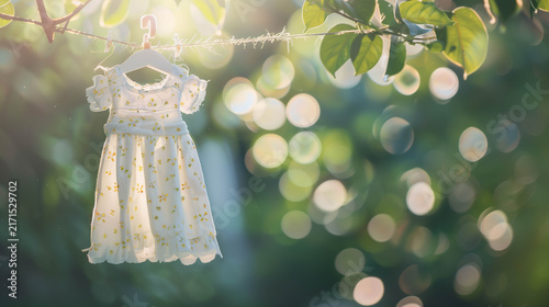 Decorative Hanging Lantern Glowing in Sunlit Garden With Soft Bokeh Background