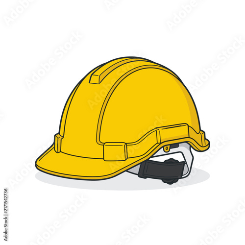 Yellow Hard Hat Safety Helmet