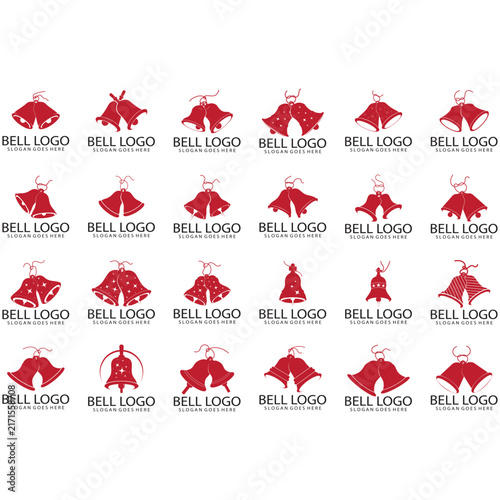 Bell logo vector design illustrations