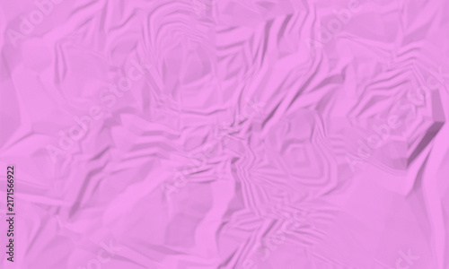 Abstract Pink Crumpled Paper Texture Background