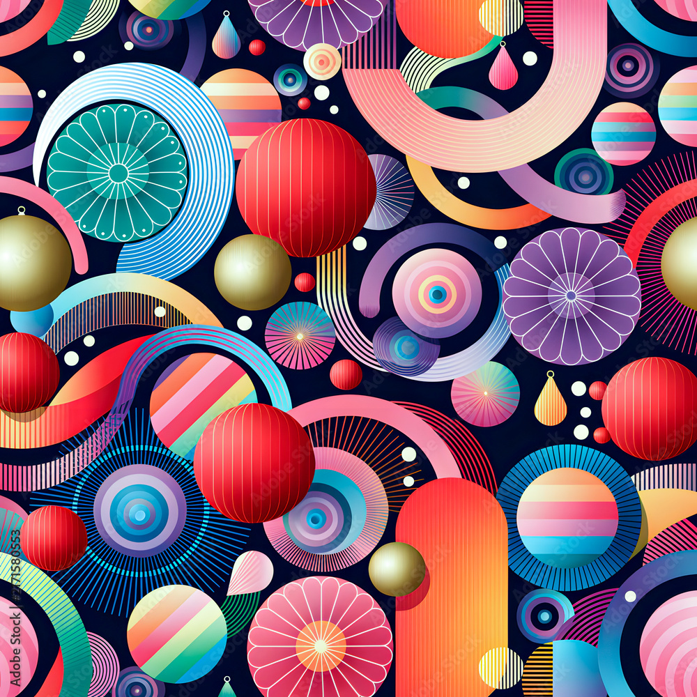 abstract seamless pattern