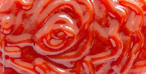 Obraz na płótnie red tomato sauce ketchup texture background
