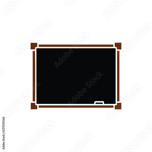 blank blackboard isolated on transparent background