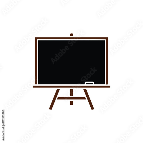 vector black board on transparent background