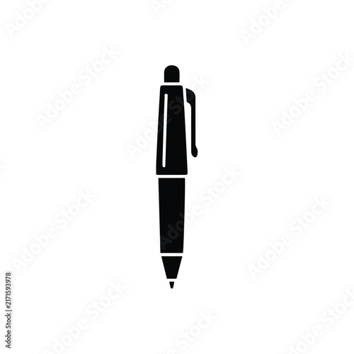 vector illustration of a pen