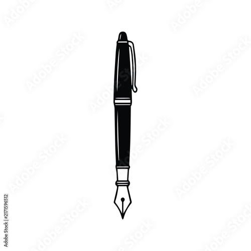 vector illustration of pen
