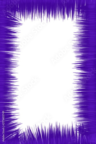 фотографія Abstract purple grunge spike border frame graphic element featuring sharp pointy
