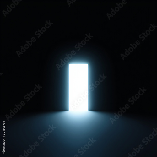 dreamlikeabstractglowingdoorwayinfinitevoidbrightwhitelightsurrealescape