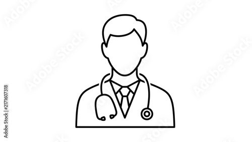 Doctor Icon, Medical Professional, Healthcare Symbol, Stethoscope, Physician, Clinic, Hospital, Health Care