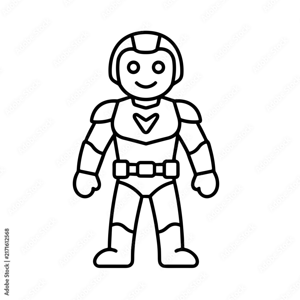 Fototapeta premium Robbot Ilustration
