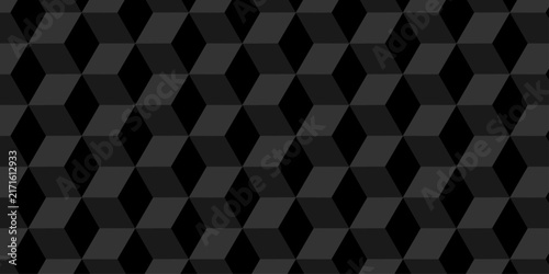 Minimal wall structure box black wall interior design. paper abstract cube. geometric tile wall decoration mosaic wall grid wallpaper.