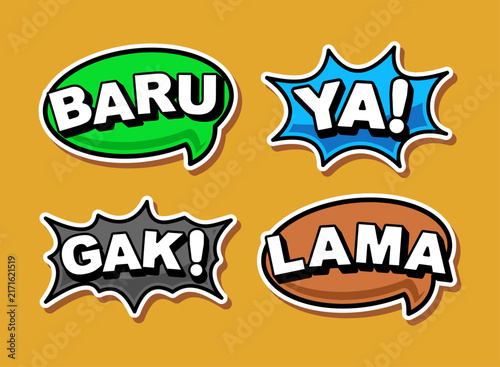 Collection of Speech Bubbles and Comic Elements