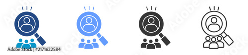 hire icon set multiple style collection	
