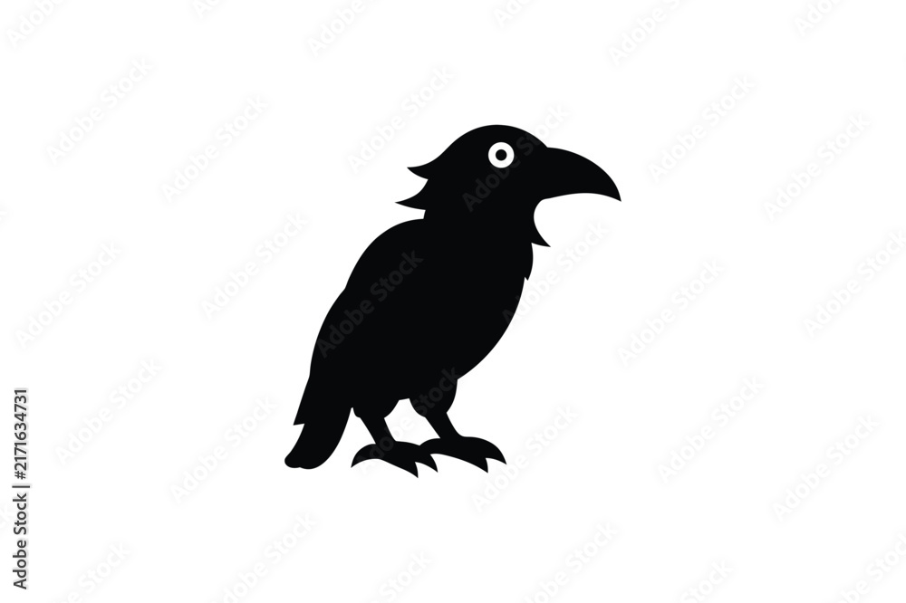 Fototapeta premium Crow Mascot Design