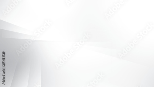 Abstract white and gray color, modern design stripes background with geometric shape, straight lines and glowing light. Vector illustration.