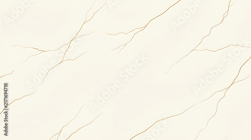 White marble texture with elegant golden veins background