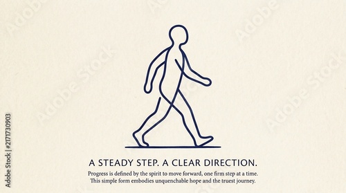 Walking person symbol