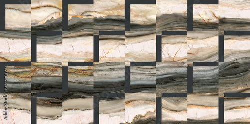 Natural dark grey green colors Marble Stone Texture Background