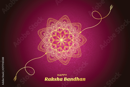 Elegant raksha bandhan festival card background